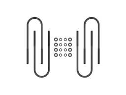 ICON 99-10 Ford F-250/F-350 Rear 15in U-Bolt Kit - 37003