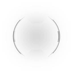 KC HiLiTES SlimLite 8in. LED Light Shield (Shield Only) - Clear - 5207