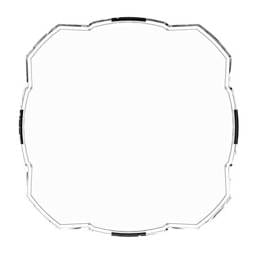 KC HiLiTES FLEX ERA 4 Light Shield Hard Cover (ea) - Clear - 5326