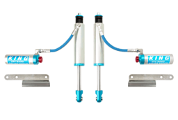 King Shocks 98-02 Toyota Land Cruiser 100 Front 2.5 Dia Remote Res Shock w/Adjuster (Pair) - 25001-259A