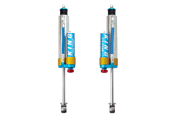 King Shocks 96-02 Toyota 4Runner Rear 2.5 Dia Piggy Hose Reservoir w/Adjuster (Pair) - 25001-334A