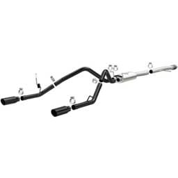 MagnaFlow SYS Cat-Back 4in Black Dual Split Rear Tips 14-15 Chevy Silverado/GMC Sierra 4.3L-5.3L - 15361