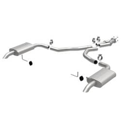 MagnaFlow 75-79 Chevy Corvette V8 5.7L Dual Split Rear Exit Stainless Cat-Back Perf Exhaust - 16710