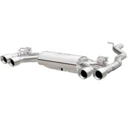 MagnaFlow Sys C/B 2015-2017 Volkswagen Golf R 3in Polished SS Quad Tip Split Rear Exit - 19165
