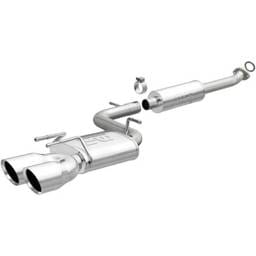 MagnaFlow CatBack 18-19 Toyota Camry SE 2.5L Street Series Single Exit Polished Stainless Exhaust - 19410