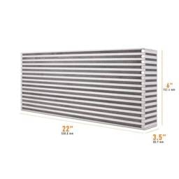 Mishimoto Universal Air-to-Air Intercooler Core - 22in / 6in / 3.5in - MMUIC-09