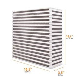 Mishimoto Universal Air-to-Air Intercooler Core - 10.5in / 10.4in / 3.5in - MMUIC-21