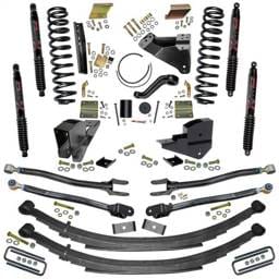 Skyjacker 6 In. Suspension Lift Kit 4-Link w/ Black MAX Shocks - F236524KS-B