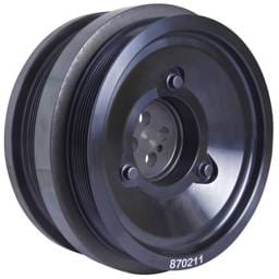 Fluidampr Harmonic Balancer - Fluidampr - Ford -2003-2007 -6.0L Power Stroke Dual Alt -Ea 870211