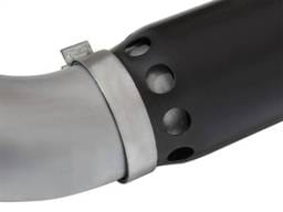 aFe Atlas Exhaust 5in DPF-Back Aluminized Steel w/ Black Tips 16-17 GM Diesel Truck V8-6.6L (td) - 49-04081-B