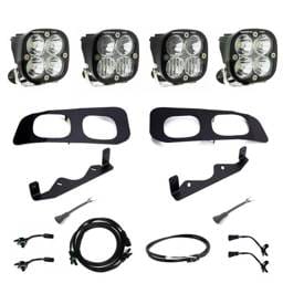 Baja Designs 2023+ Ford F-250/350 Super Duty Squadron Pro Dual Fog Pocket Light Kit w/ Upfitter - 448256UP