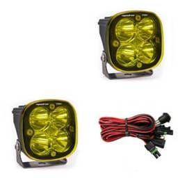Baja Designs Squadron Pro Series Work/Scene Pattern Pair LED Light Pods - Amber - 497816