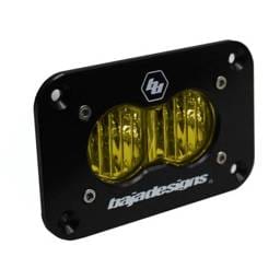 Baja Designs S2 Wide Cornering Sport Flush Mount LED - Amber - 541015