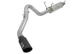 aFe MACHForce XP 4in Exhausts Cat-Back SS Side Exit 14-17 Dodge Ram 2500 V8-6.4L Hemi w/ Black Tips - 49-42056-B