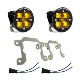 Baja Designs 2019+ Ram 2500/3500 Big Horn Fog Pocket Kit - Amber - 448033