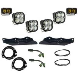 Baja Designs 17-20 Ford F-150 Raptor S2 SAE Sportsmen Fog Pocket Kit - Amber - 448176