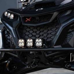 Baja Designs 2024+ Can-Am Maverick R Squadron Sport Pre-Runner Bumper Kit - Clear - 448203