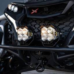 Baja Designs 2024+ Can-Am Maverick R LP4 Pre-Runner Bumper Kit - Clear - 448216